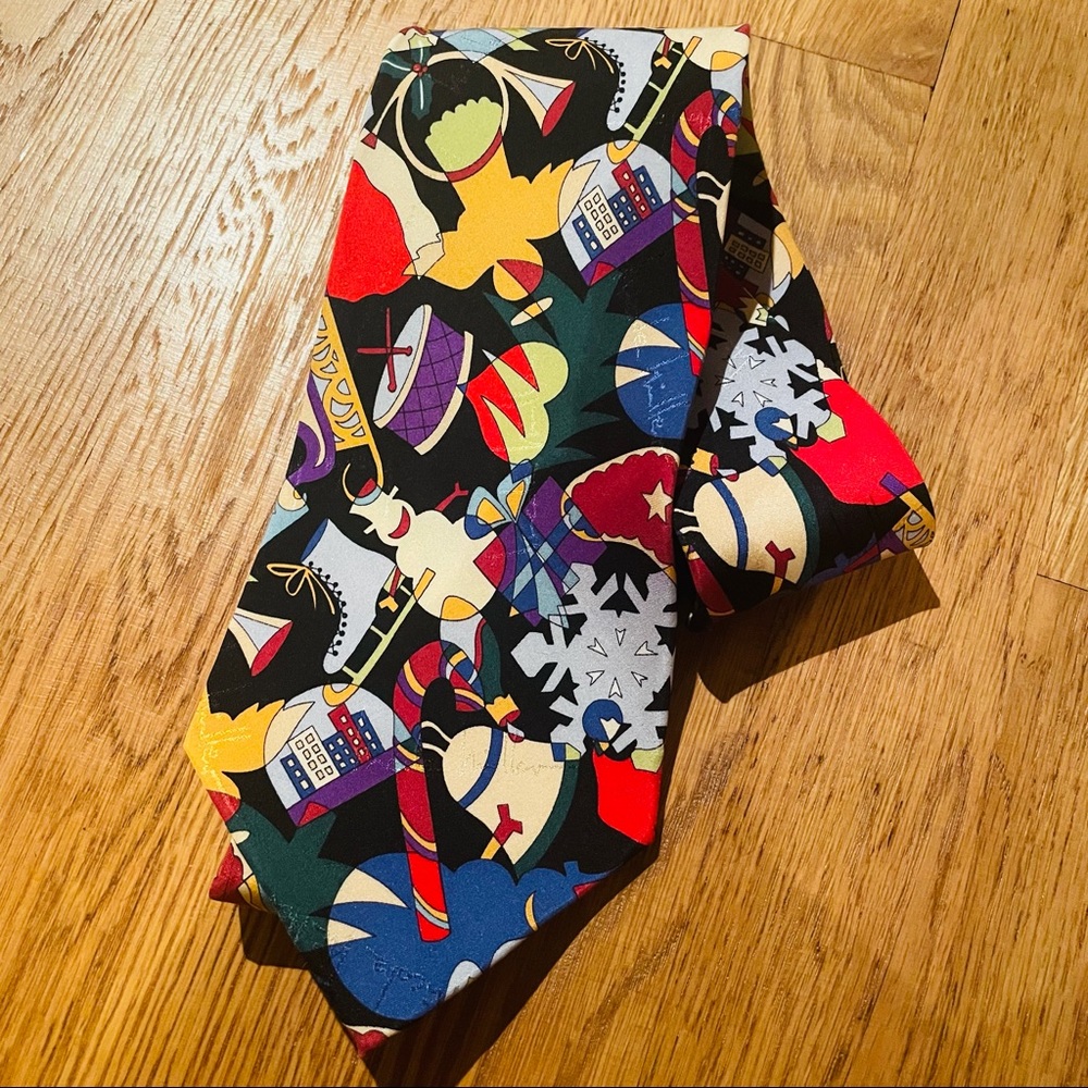 Nicole Miller Holiday Silk Tie- NWT